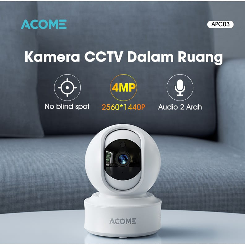 KHANZAACC ACOME APC03 Smart CCTV IP Camera Indoor QHD 1440P