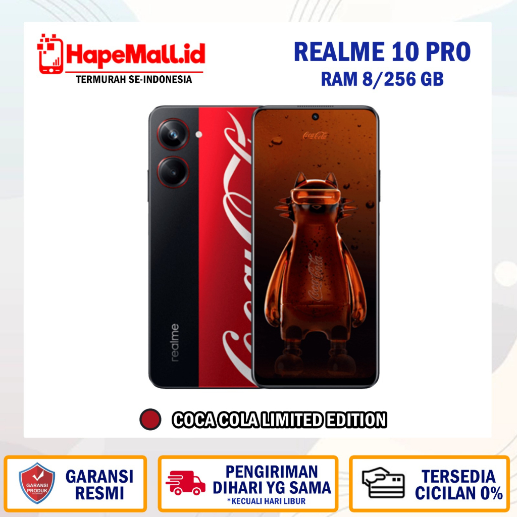 REALME 10 PRO RAM 8/256 GB GARANSI TERMURAH