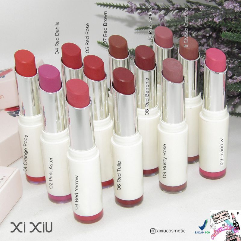 ☃️Cutezz_Ching1☃️Xi Xiu Lipstick Matte Finished 3 in 1