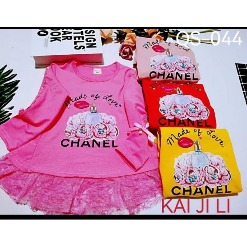 Atasan Anak Cewek Usia 1-4 Tahun Tunik Kaijili Import