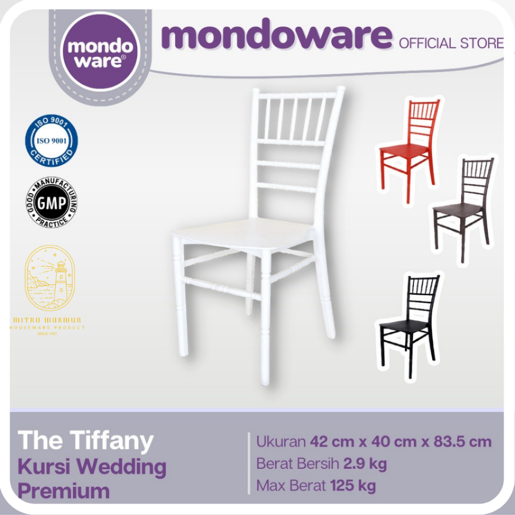 SALE!! MONDOWARE KURSI WEDDING PESTA PREMIUM TIFFANY CHAIR R191 KURSI KOKOH