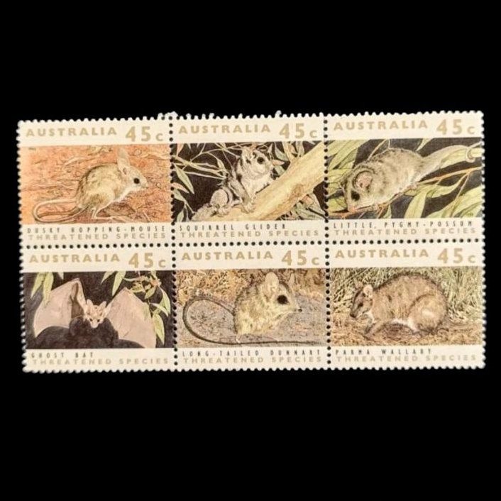 

Perangko Set Seri Binatang Yang Terancam Australia 1992