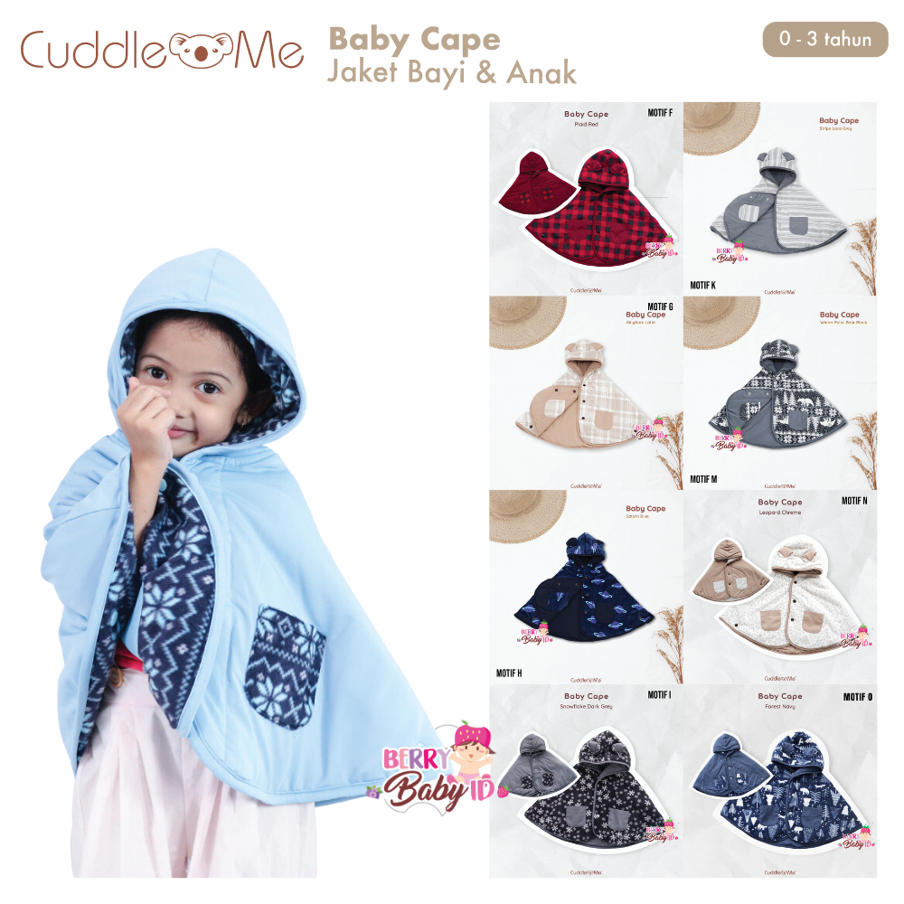 Cuddle Me Baby Cape Jaket Bayi Anak CuddleMe 0-3 Tahun Bolak Balik Baju Hoodie Grosir (1) Berry Mart