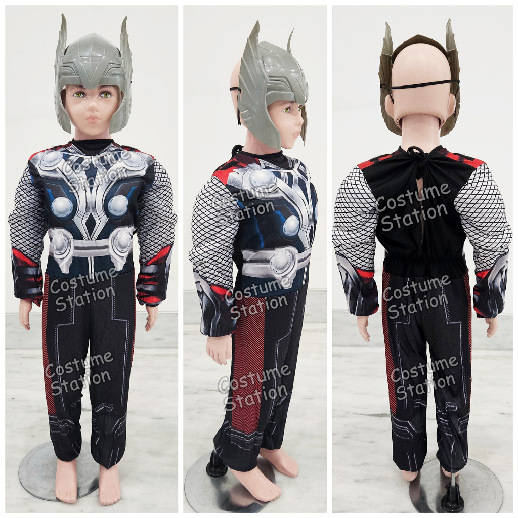 Kostum Superhero Thor / Costume Marvel Avengers anak laki