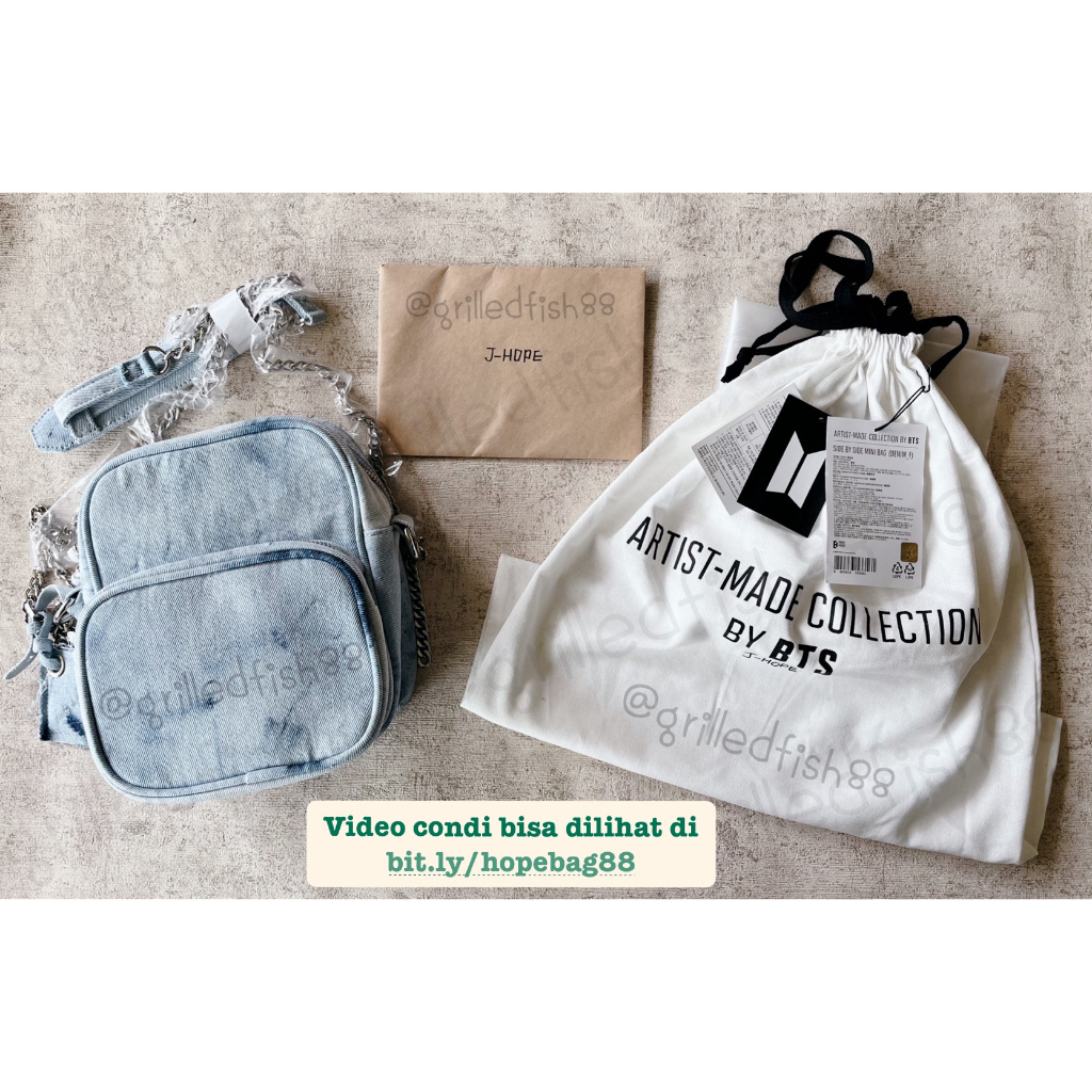 [READY STOCK INA] BTS J-HOPE OFFICIAL Mini Bag Side By Side | Artist Made Collection JH Hoseok Hobi