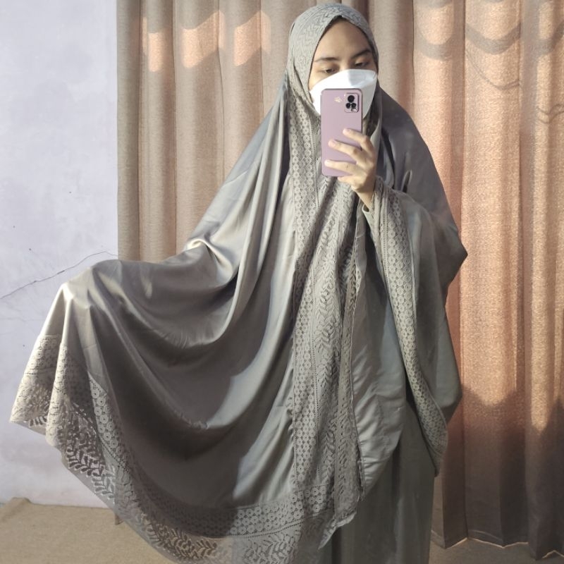 Mukena silk premium | Mukenah mahar | Mukenah mewah seserahan