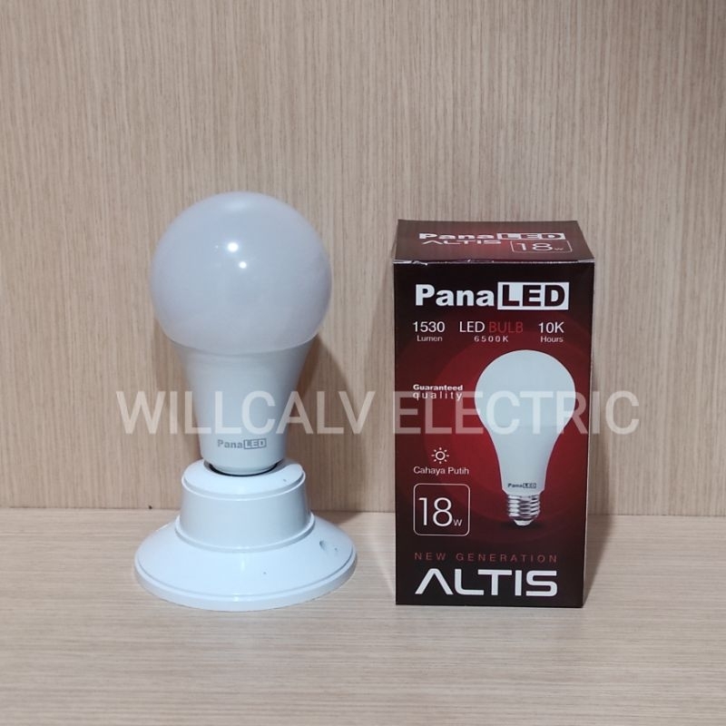 Paket 5 pc Lampu led BULB PANALED ALTIS 18W Cahaya putih E27 6500K