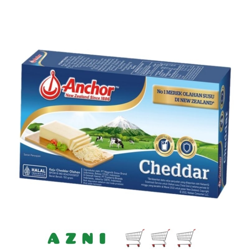 

Anchor Cheddar Cheese New Zealand 150gr