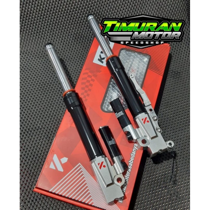 SHOCK DEPAN KTC VARIO 150 HITAM