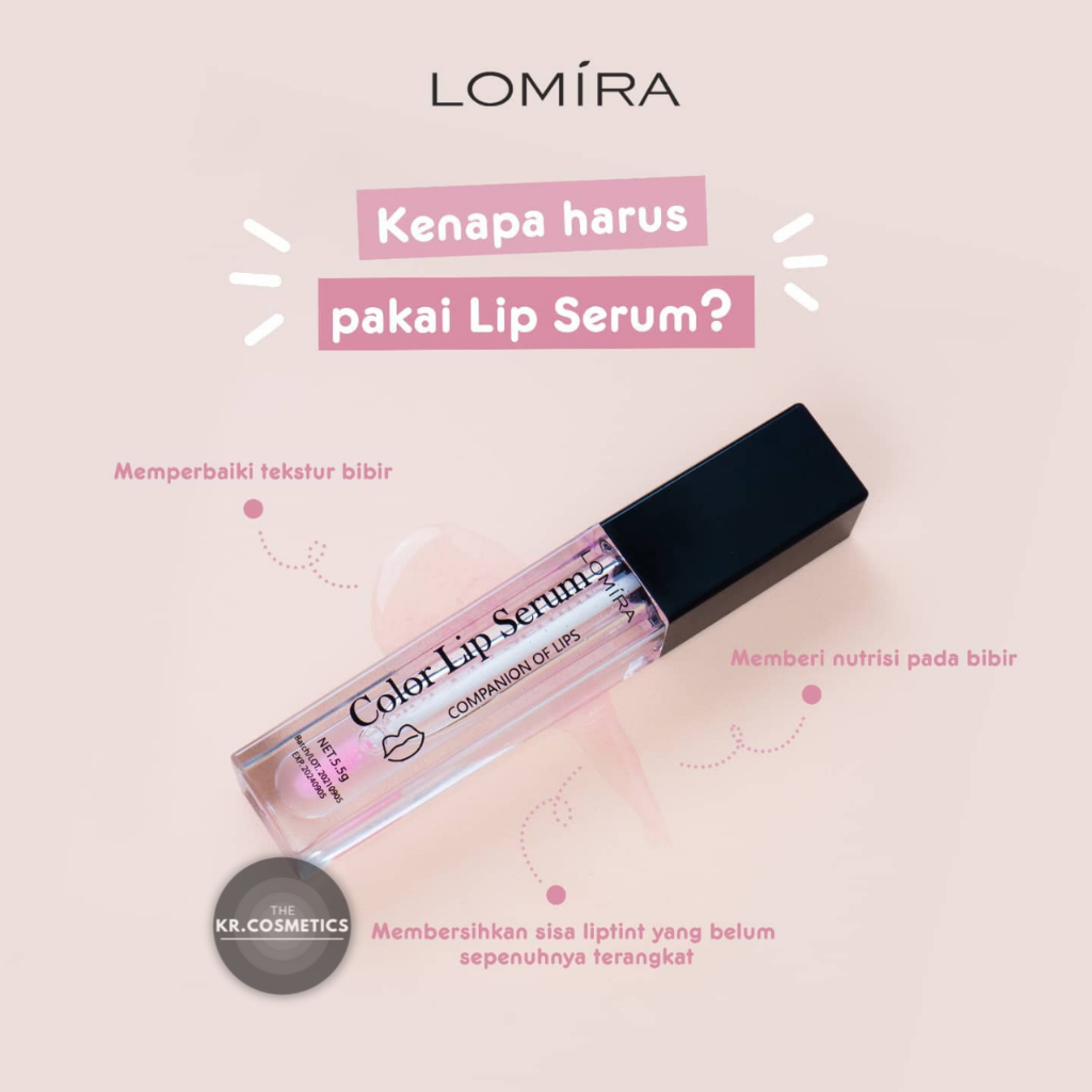 LOMIRA color lip serum bibir 5,5 gr