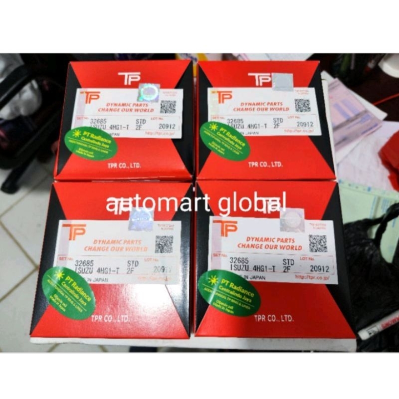 paket liner dan ring piston isuzu elf nkr71 TP JAPAN