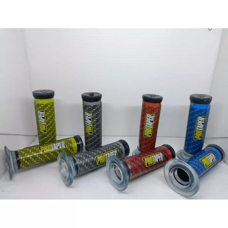 1 set hand grip protaper racing karbon catur carbon krs sarung gas karet motor cocok untuk semua mot