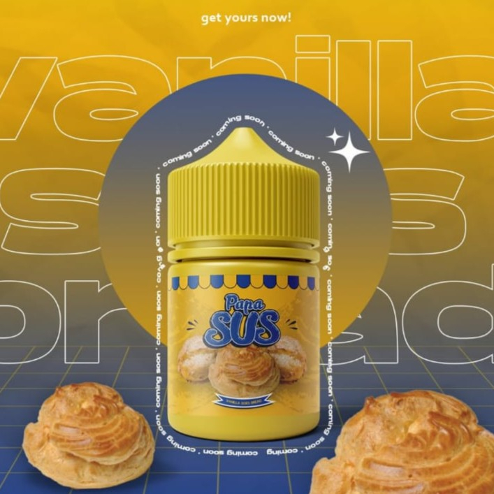 Papa Sus Vanilla Soes Bread 60ML by IDJ x Vaporking