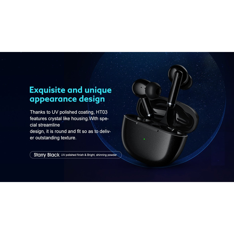 TWS Bluetooth Earphone ANC with Charging Case - HT03