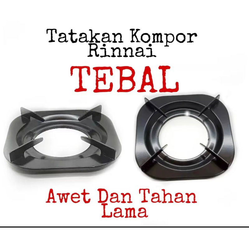 2 Pcs Tatakan Kompor gas rinnai kaki 4 / Dudukan kompor rinnai / Tungku kompor gas rinnai