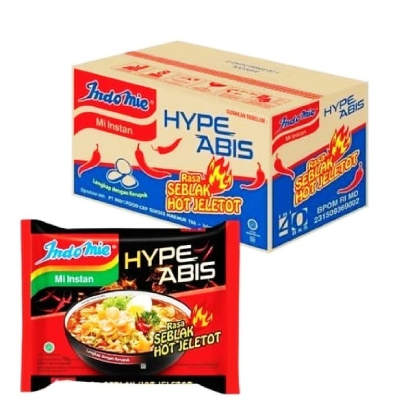

Mie Instan Seblak Hot jeletot Kuah 1 Dus 40 Pcs