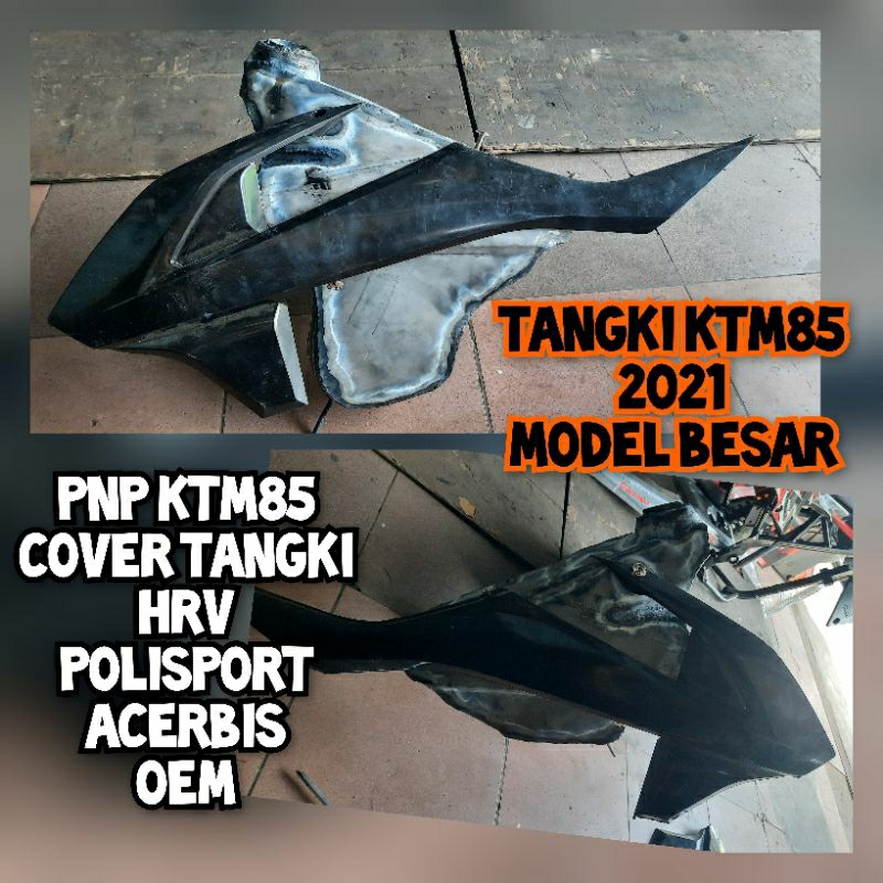tangki ktm85 2021 *tangki sajah tanpa sayap* tangki custom ktm85 2021 enduro bensin banyak cocok dip