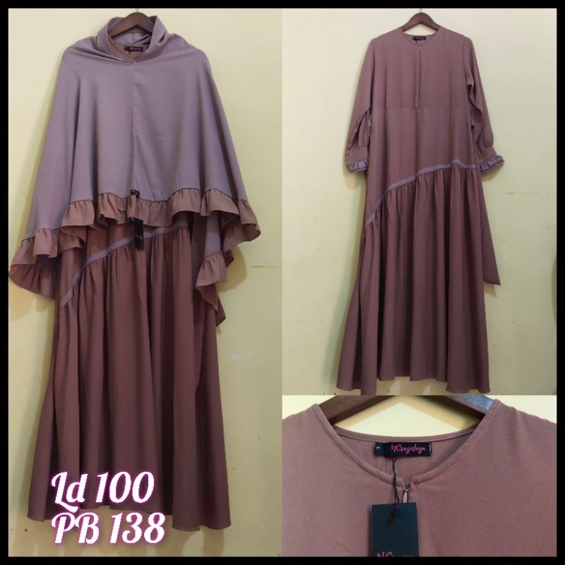 Gamis set Khimar nchi sagalaya