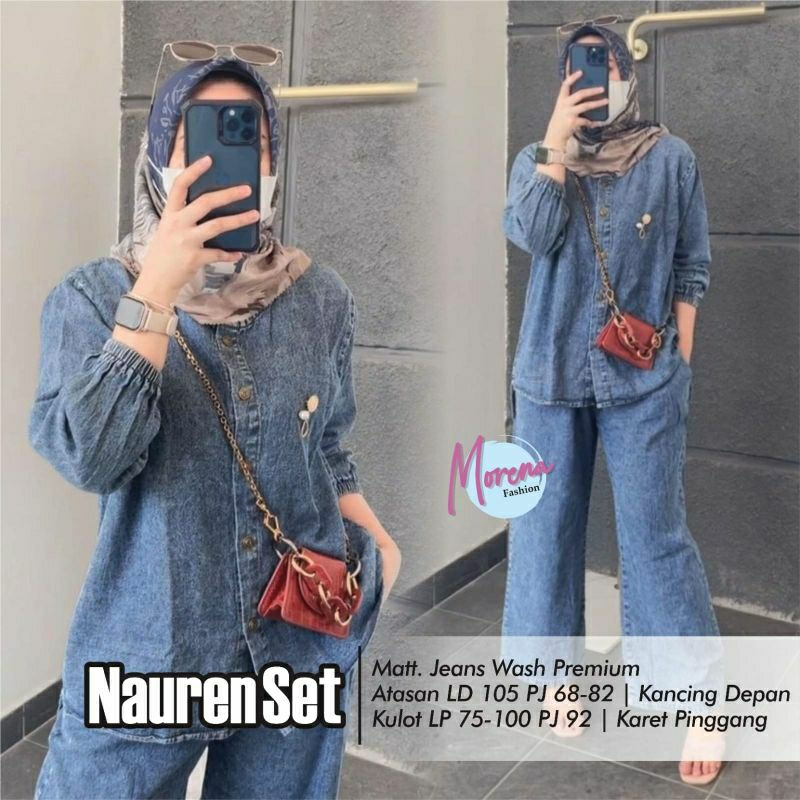 Baju setelan nauren set morena