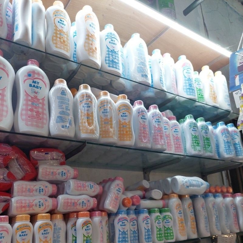 bedak tabur my baby powder 500g 350g 50g 150+38g 50g soft fresh fruity