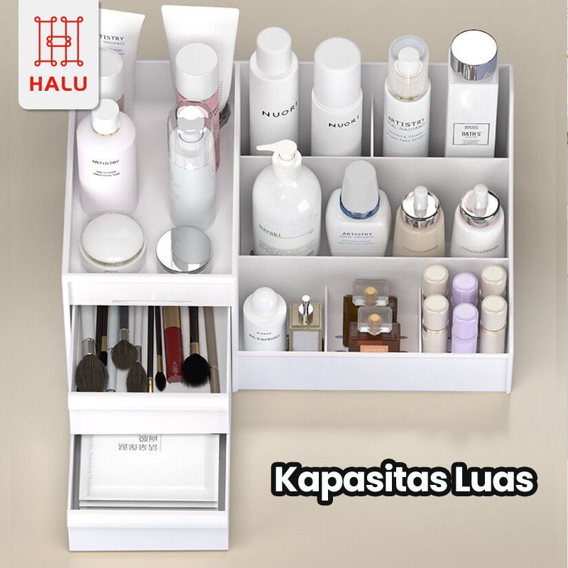 MAGEFY Rak Penyimpanan Organizer Kosmetik Kotak Perawatan Kulit Makeup Rak Kosmetik Drawer Kotak Penyimpanan Makeup Organizer 1274