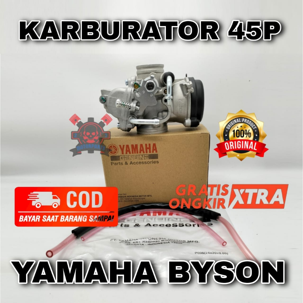 KARBURATOR YAMAHA 45P BUAT MOTOR YAMAHA BYSON ASLI ORIGINAL YAMAHA YGP