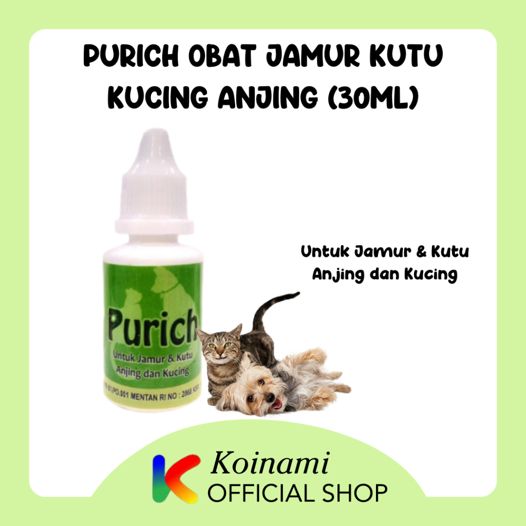 PURICH OBAT JAMUR KUTU KUCING ANJING / BTM