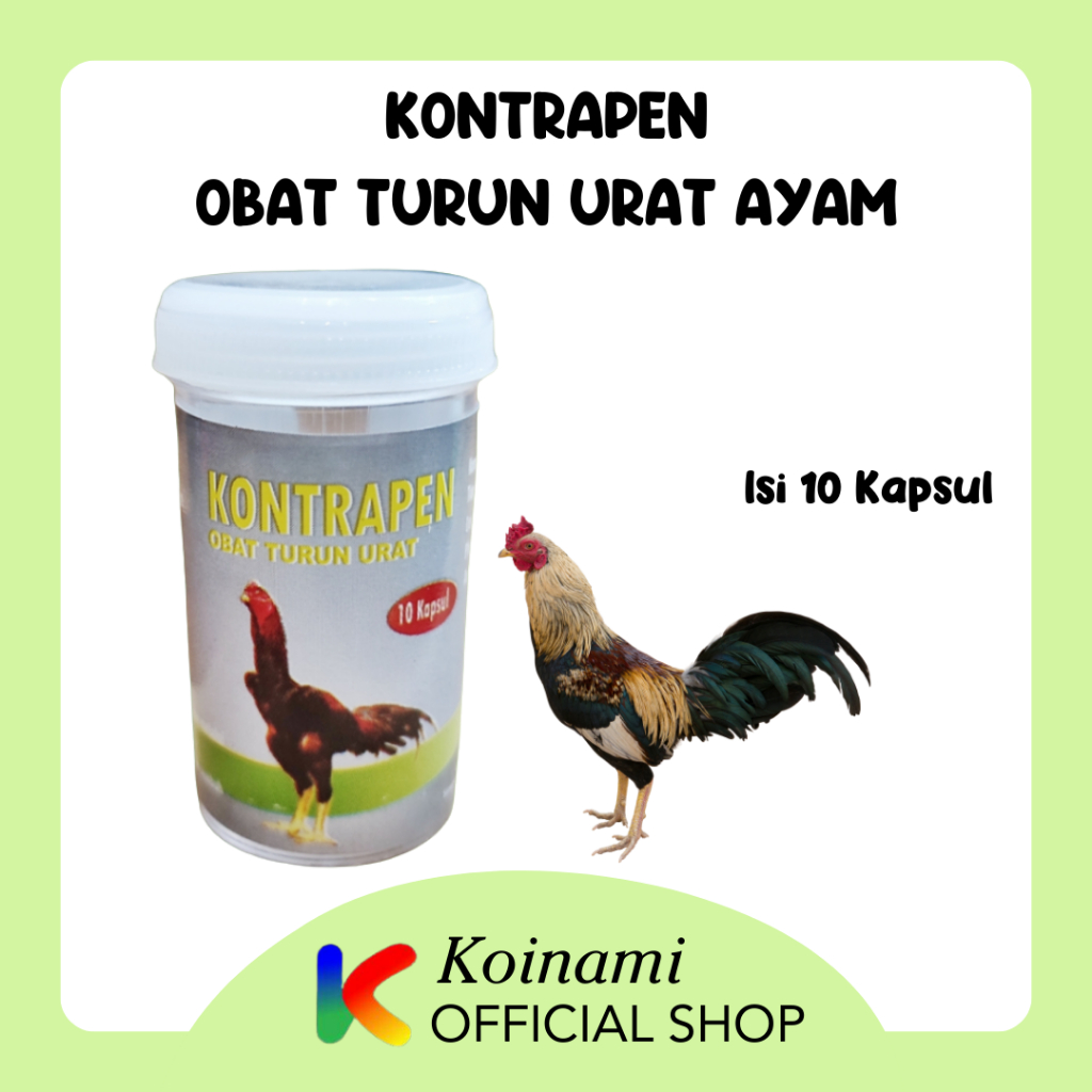 KONTRAPEN OBAT TURUN URAT AYAM 10 kapsul / raid all