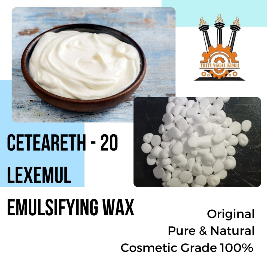 ceteareth-20 lexemul emulsifier emulsifying wax 1kg original asli