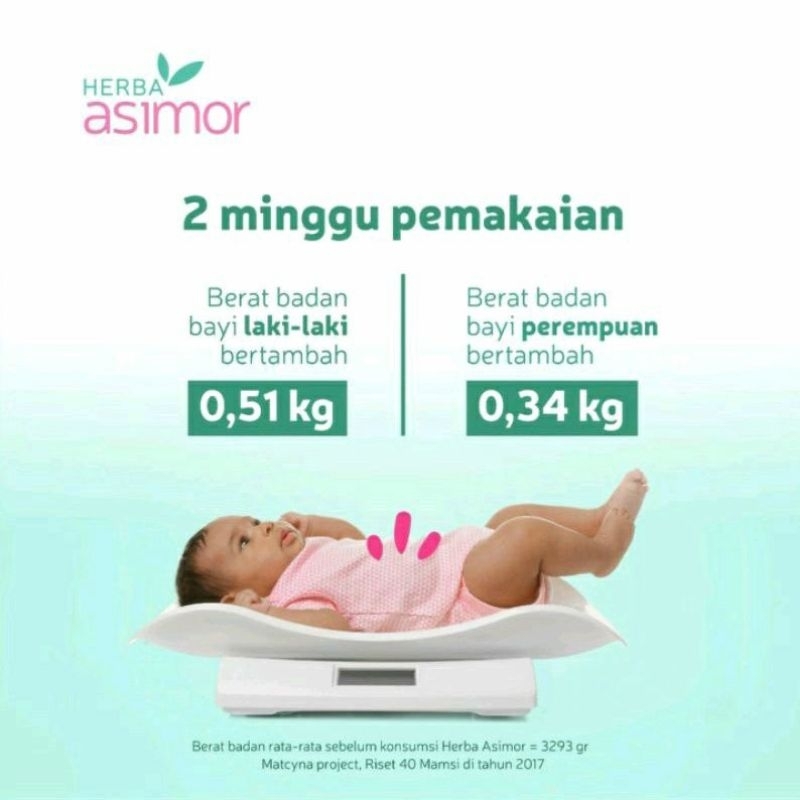 Herba Asimor Pelancar Asi Natural Asi Booster