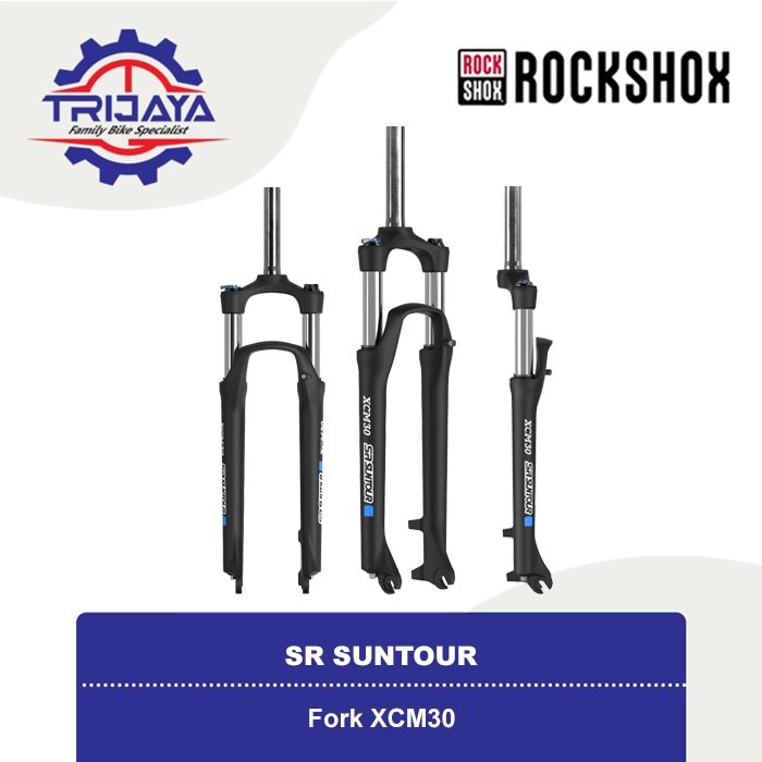 SR SUNTOUR XCM30 Fork Sepeda MTB [27.5 inch]