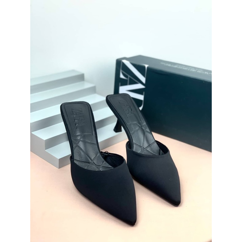 [7.7 Boombastis Sale⚡] - SEPATU WANITA KERJA ZS391 FEMME MULES HEELS PREMIUM IMPORT