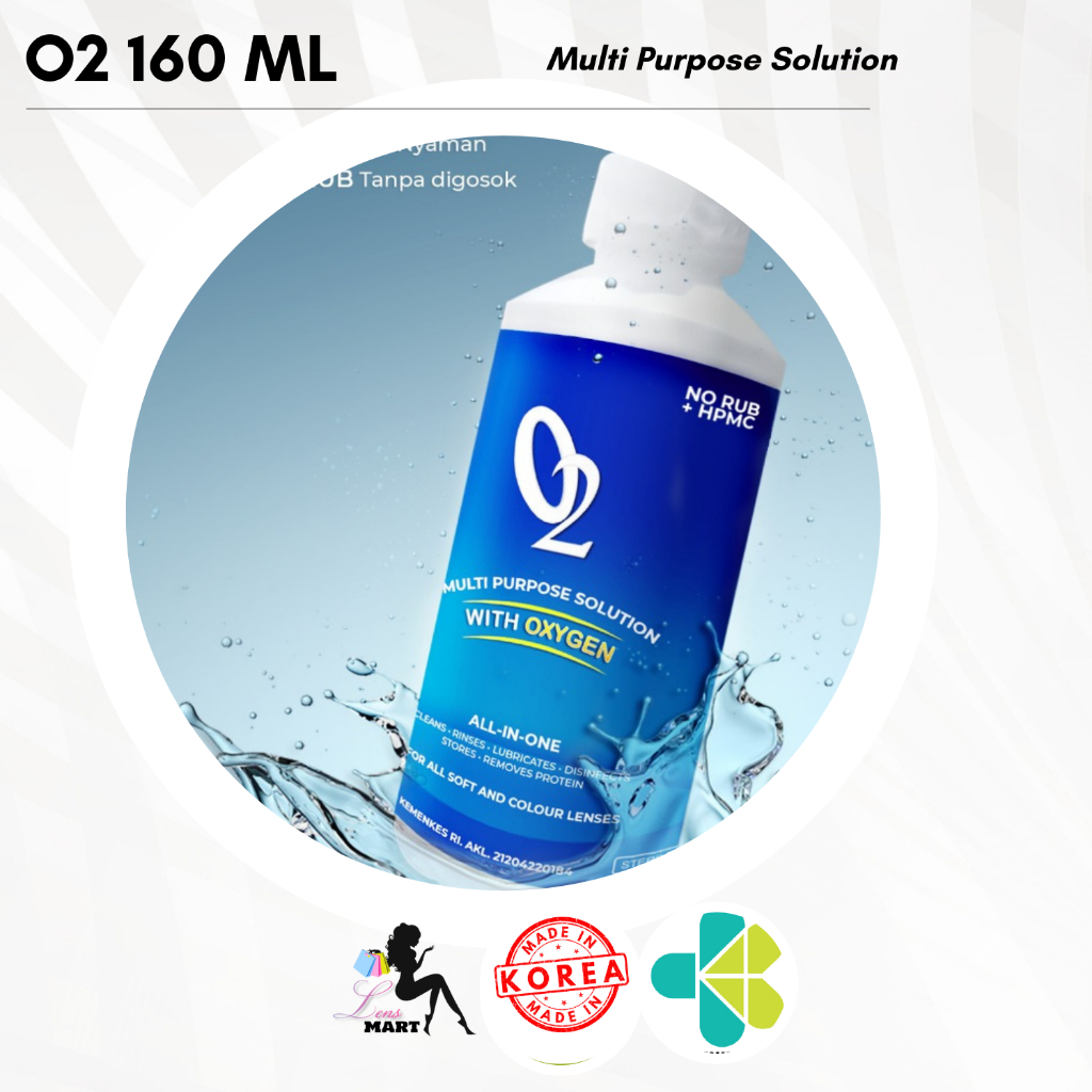 AIR CUCI SOFTLENS / CAIRAN SOFTLENS O2 160 ML BY OMEGA