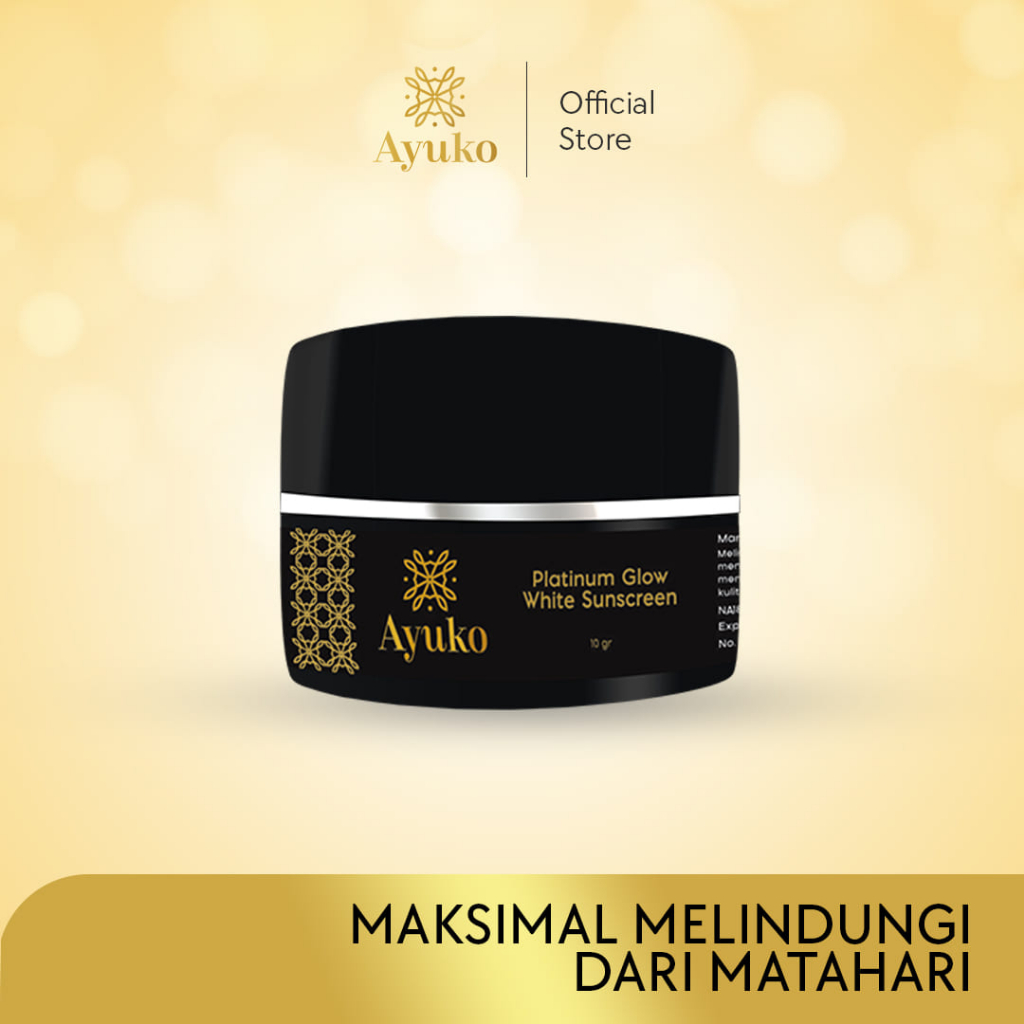 AYUKO - Sunscreen instant white, mencerahkan SPF 35 - PLATINUM GLOW WHITE SUNSCREEN