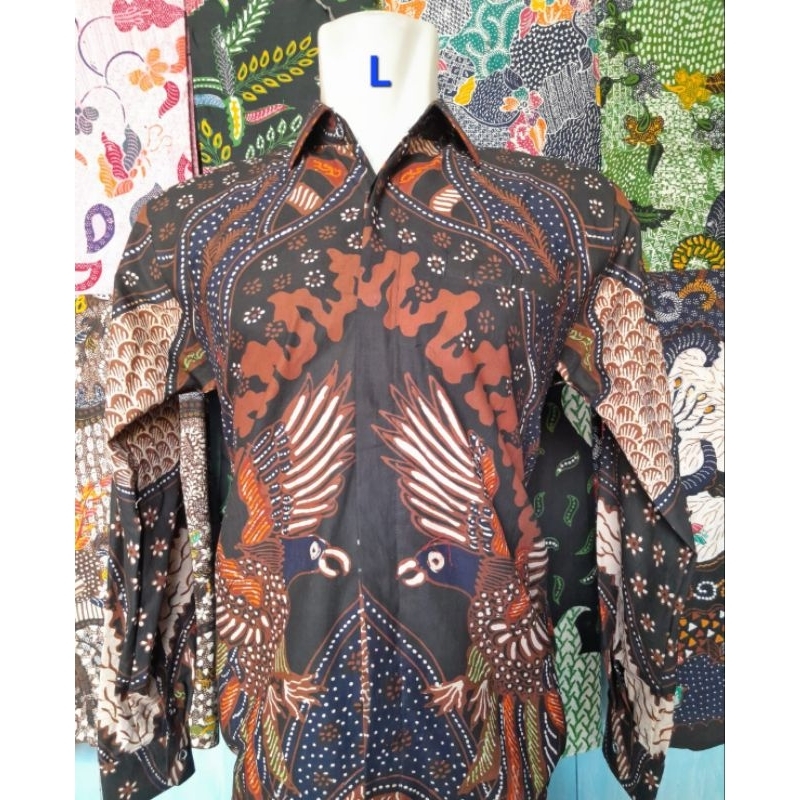 batik pria/ kemeja batik tulis madura premium