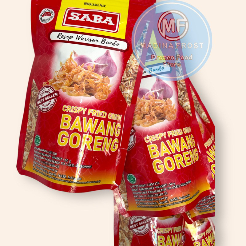 

SABA BAWANG GORENG 50g