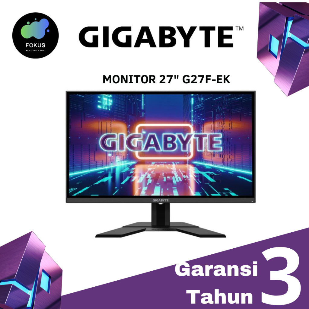 Monitor LED Gaming Gigabyte G27F-EK 27&quot; 144Hz HDMI DP