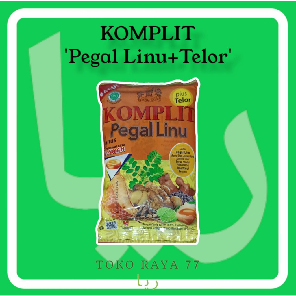 

Sido Muncul Pegal Linu Plus Telur Komplit Isi 10 Sachet Ready Stock Melayani Grosir