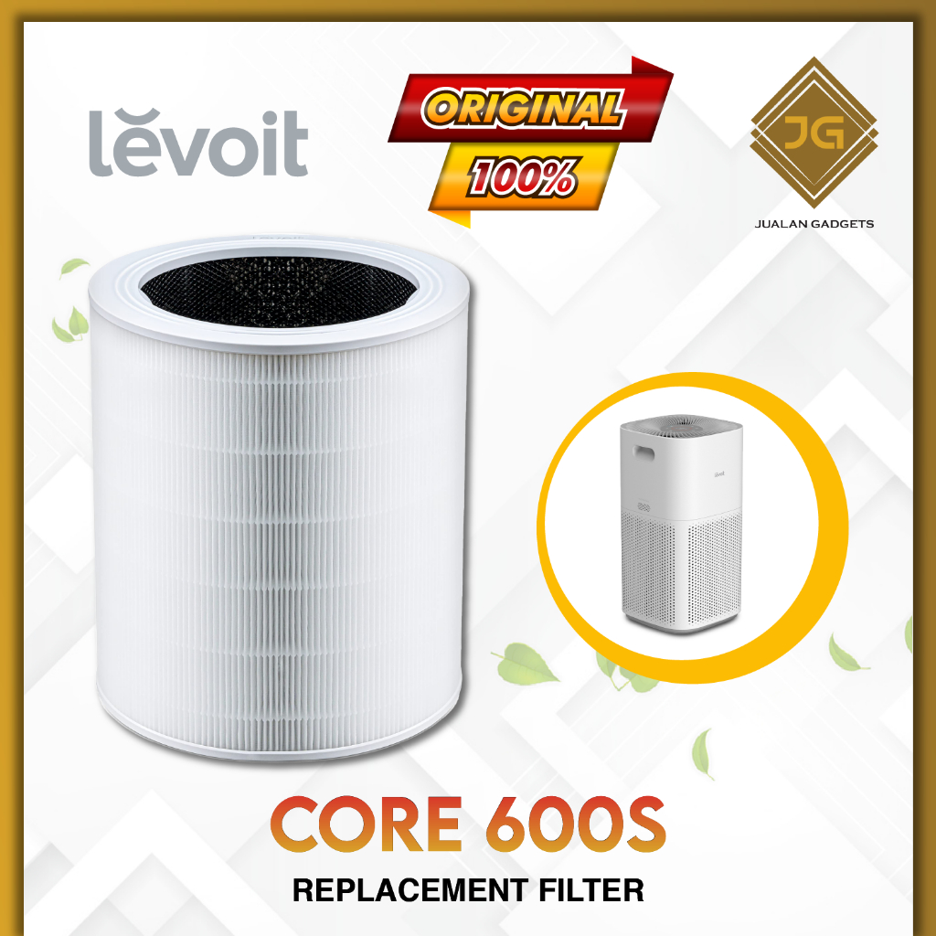 Levoit Core 600S Replacement Filter True HEPA H13 Filter Pengganti