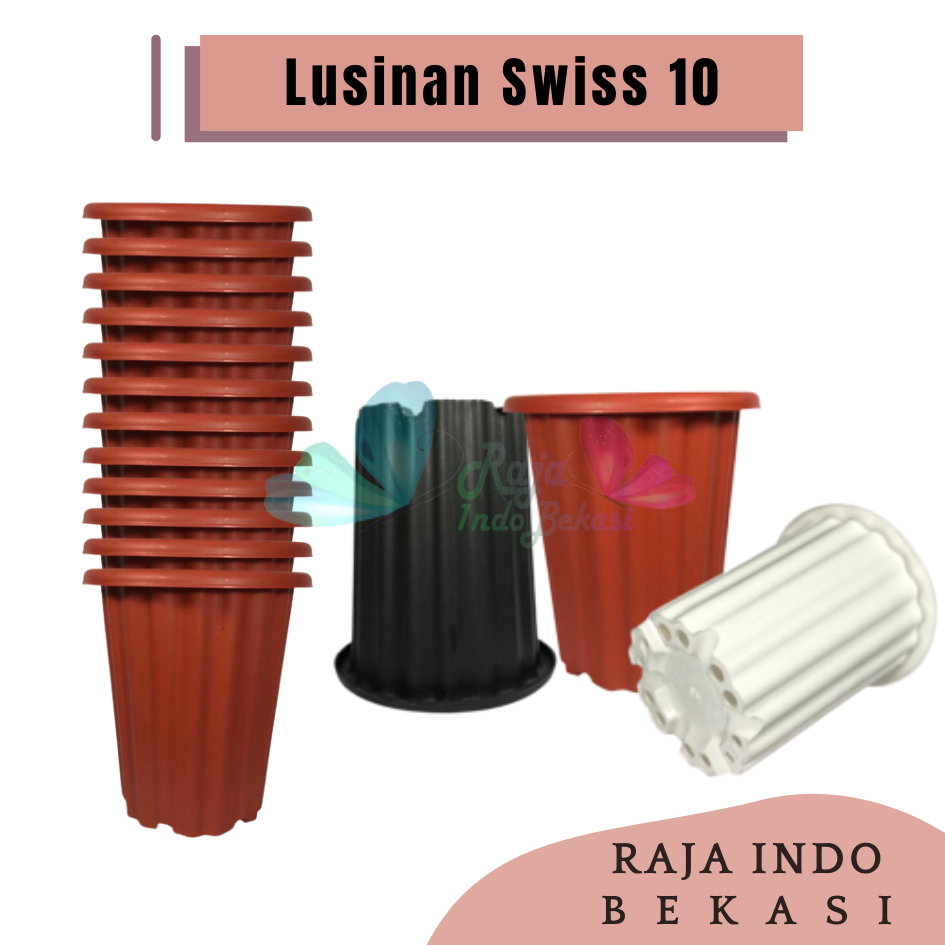 PAKET Lusinan Pot Swiss 10 Putih Merah Bata Hitam Pot Yogap 10 13 15 Hitam Putih Coklat Merah Bata Bening Transparan Pot Yogap 17 18 19 Pot Yogap Murah Pot Bunga Tinggi Pirus Tegak Bagus Tebal