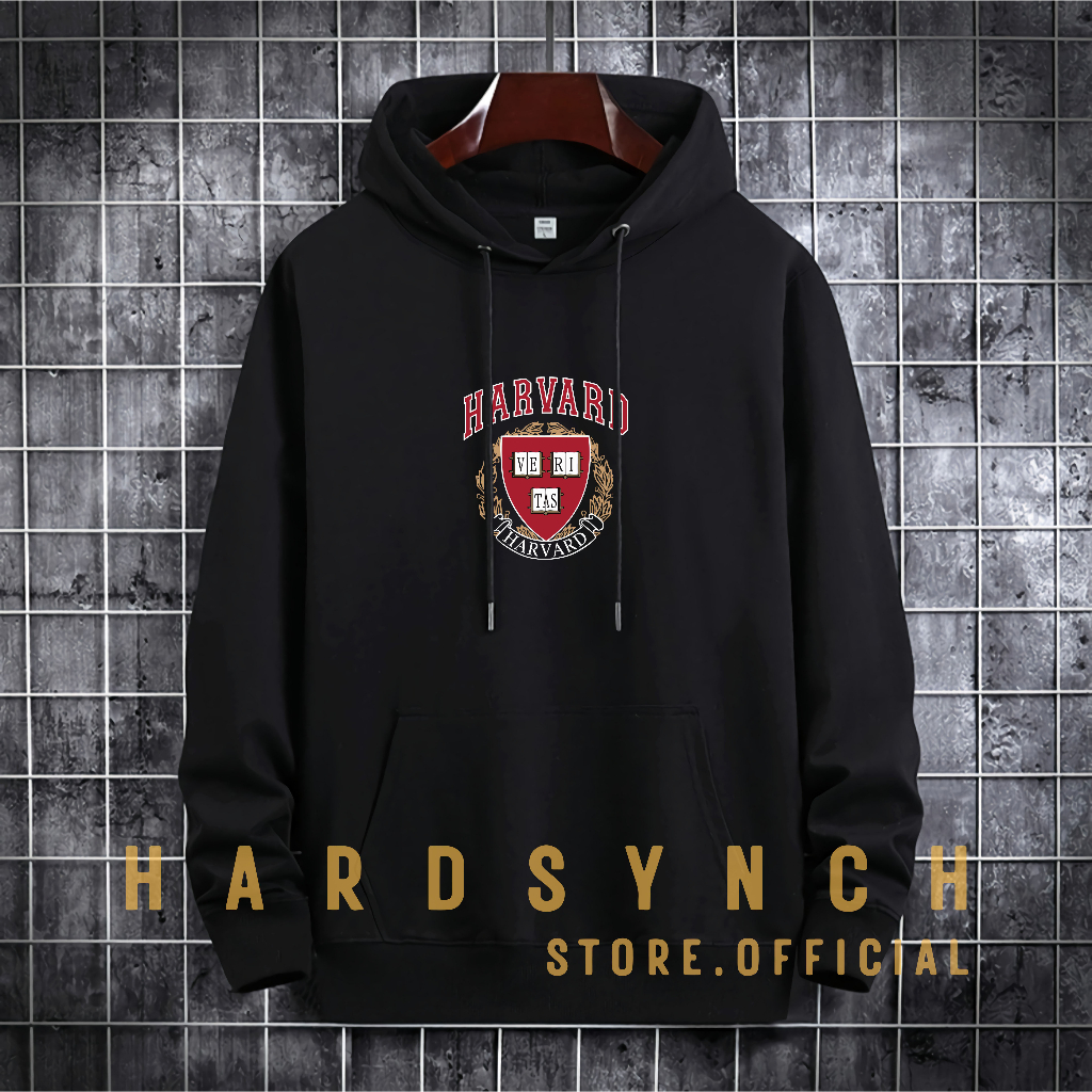 Sweater Hoodie Harvard Veritas Unisex ( Pria &amp; Wanita ) Premium Quality S-XXL Cotton Fleece / Hoodie Korean Style / Sweater Hoodie / Hoodie Polos / Hoodie Wanita / Hoodie Pria / Sweater Hoodie Distro Original ( HRVRD VRTS 105 )