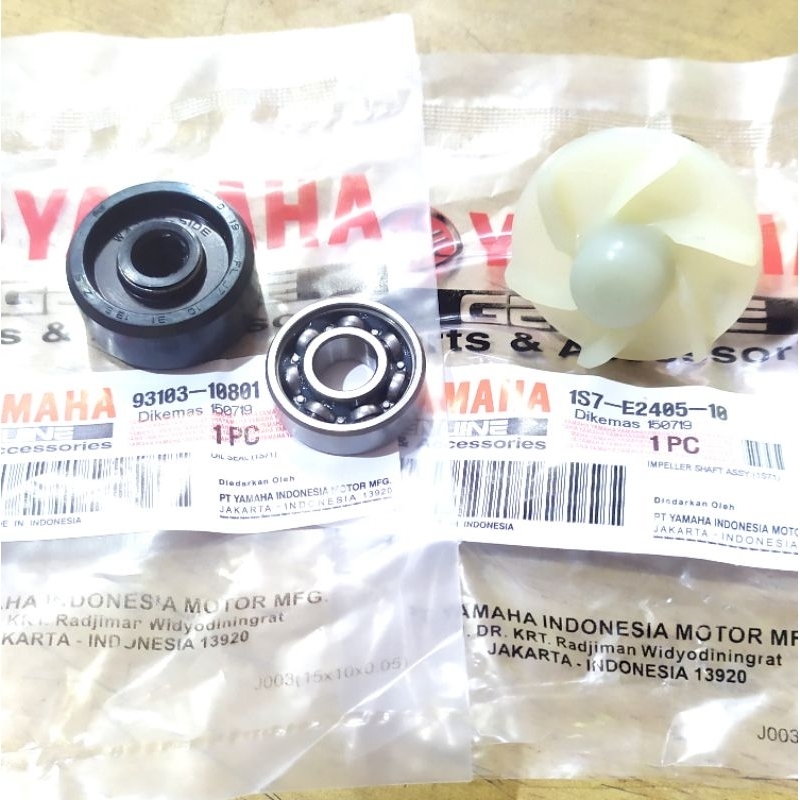 Seal water pump set  Jupiter mx lama  mx new  vixion lama  vixion new  water pump bearing seal kipas