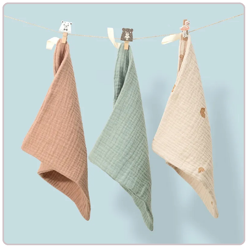 Lababy Muslin Wash Cloth pack of 5 | Kain Washlap Bayi