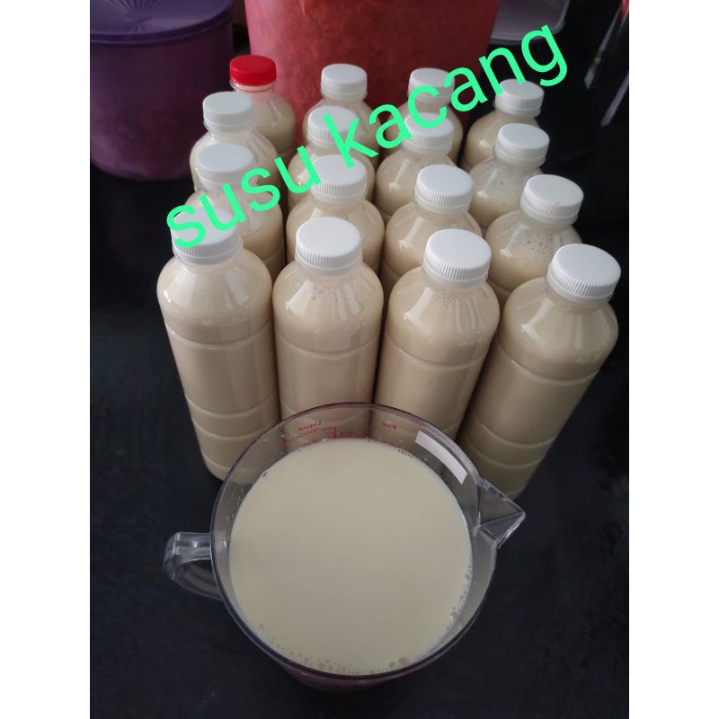 

Soymilk Susu Kacang Sari Kedelai Murni Homemade Botol 500ml