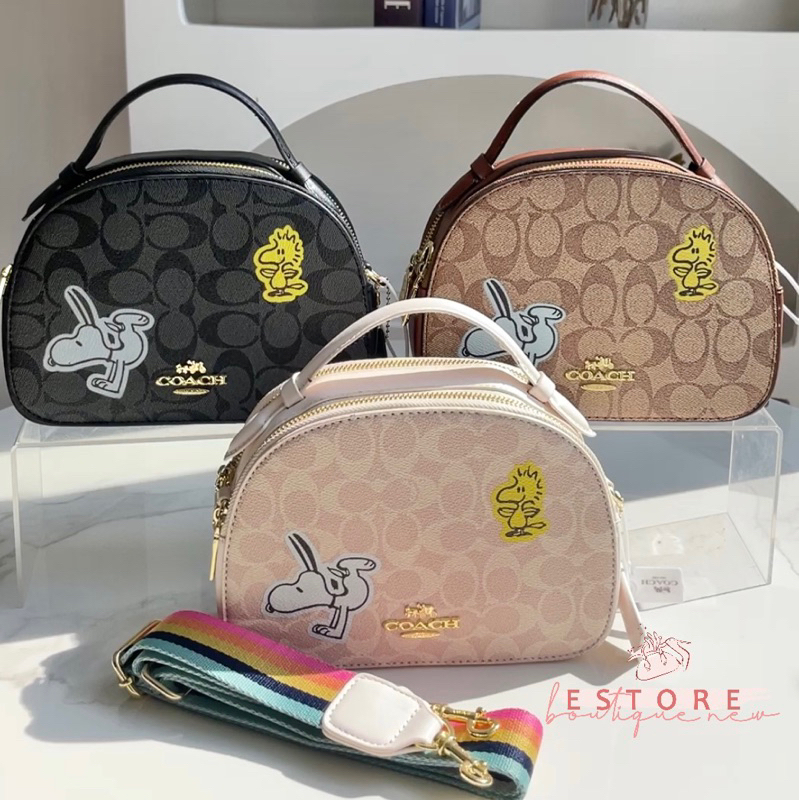 Tas Slempang Wanita Ch Snoopy Top Handle