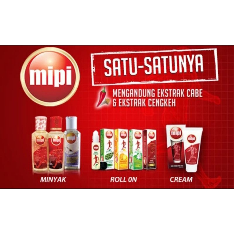 MIPI MINYAK PIJAT 100 ML hangat tahan lama serasa mijit sendiri