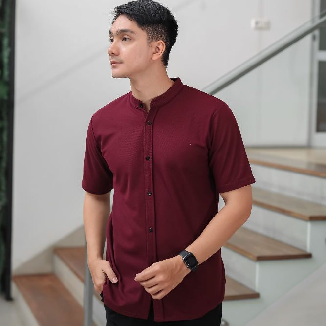 Kemeja Pendek kemeja Polos Kemeja Slimfit Kemeja Kasual Besic Kemeja Navy