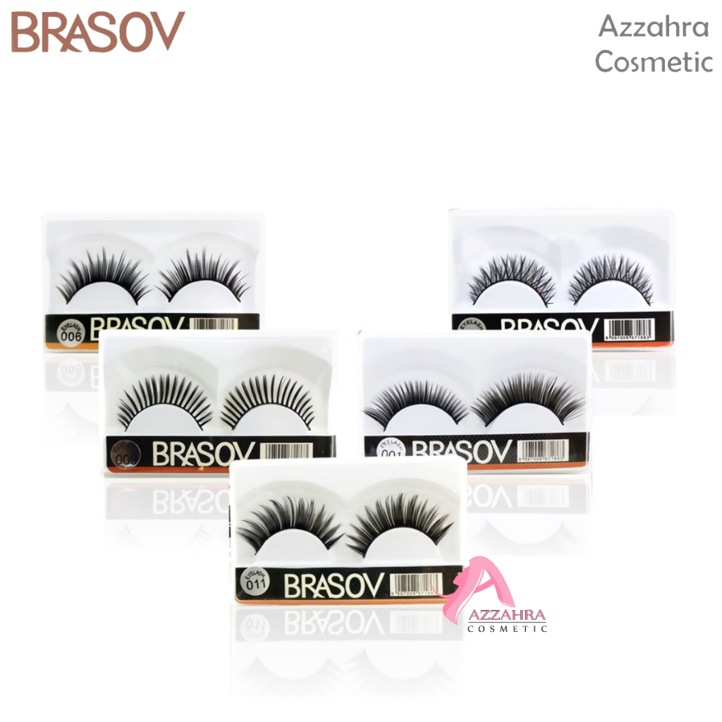 BRASOV Bulu mata Palsu Natural fake eyelash 1pasang