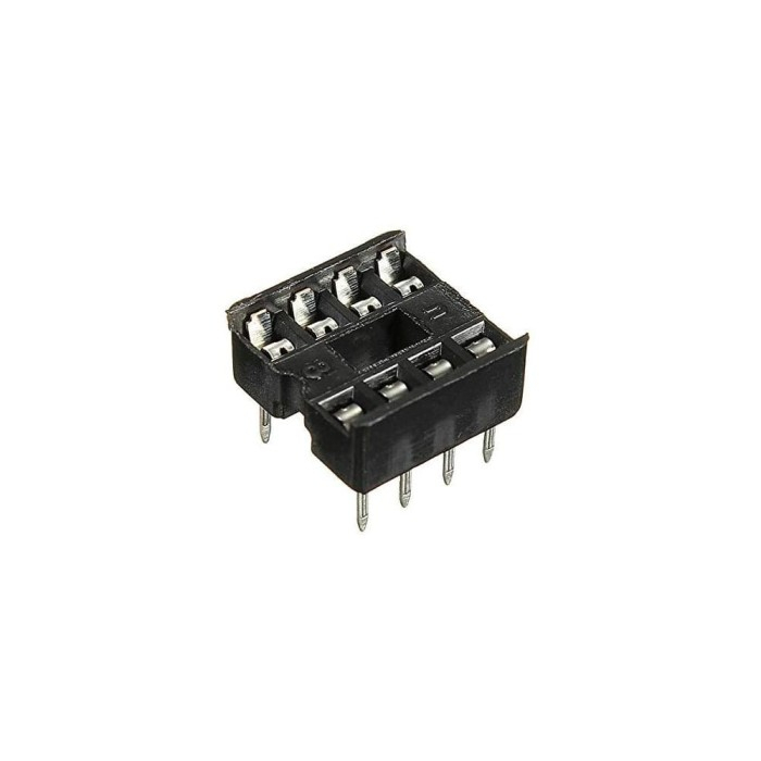 Socket IC 8Pin Soket IC 8 Pin Kaki