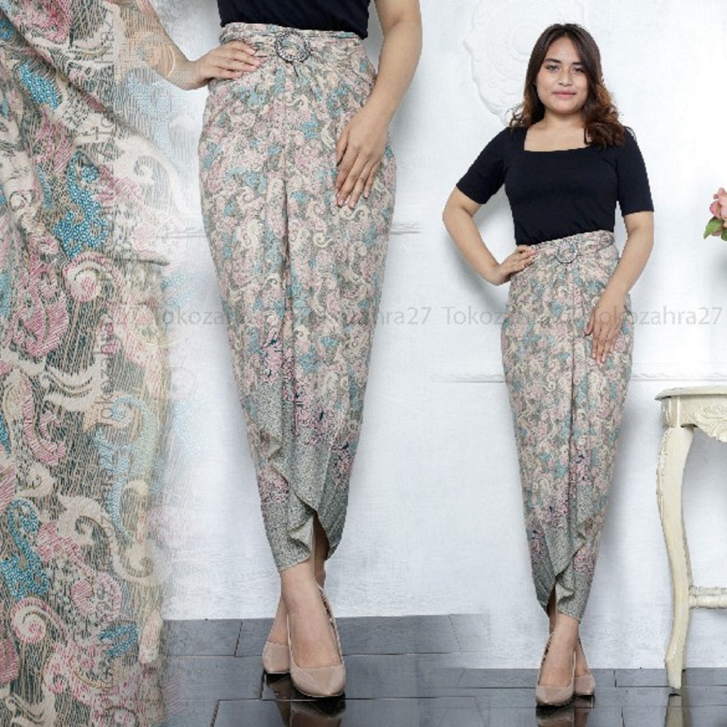 Rok Lilit Batik JUMBO 180X100 Wrap Skirt ZAHRATUL27 ROK JUMBO Plus Size